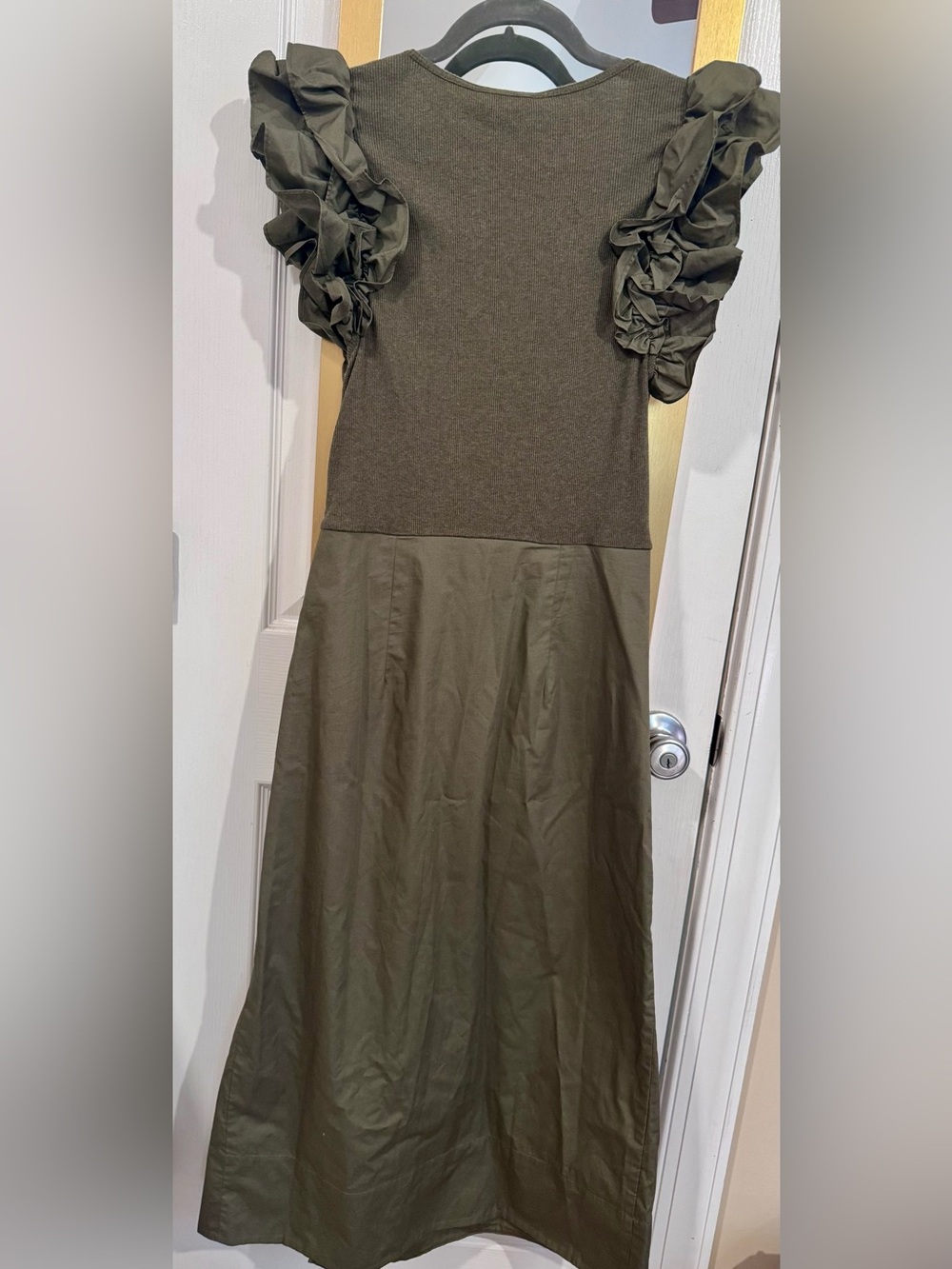 Ulla Johnson Isabella Dress in Military Melange - Picture 2 of 3